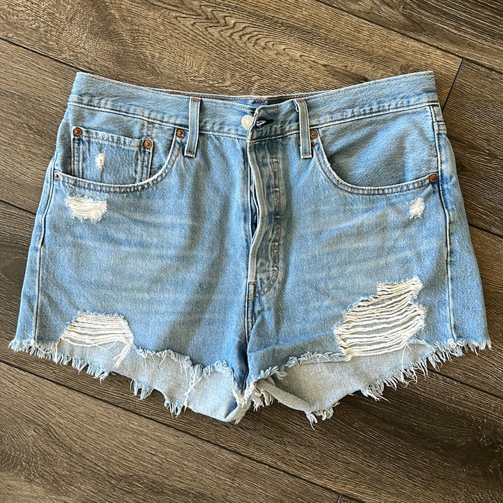 Levi denim shorts